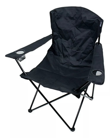 Cadeira Dobrável Grande Portátil 150kg Camping Praia Kala
