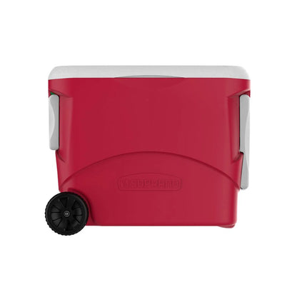 Caixa Térmica Cooler Rodas 50 Litros Vermelho Tropical Soprano