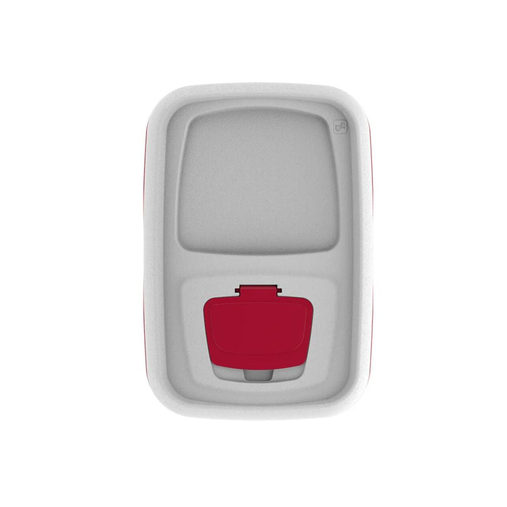 Caixa Térmica Cooler Rodas 50 Litros Vermelho Tropical Soprano