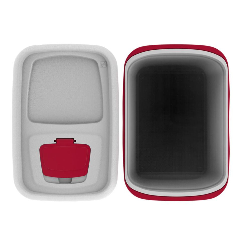 Caixa Térmica Cooler Rodas 50 Litros Vermelho Tropical Soprano