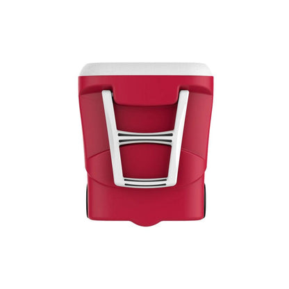 Caixa Térmica Cooler Rodas 50 Litros Vermelho Tropical Soprano