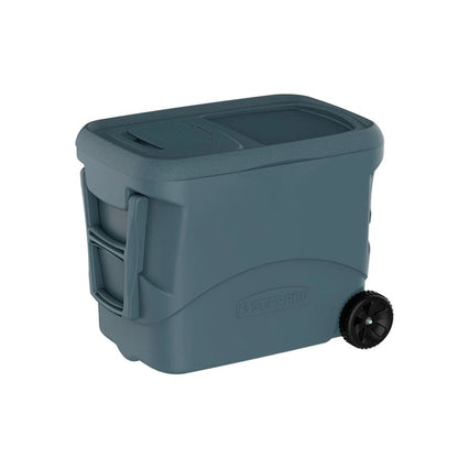 Caixa Termica C/Rodas 50l Cinza Escuro Soprano