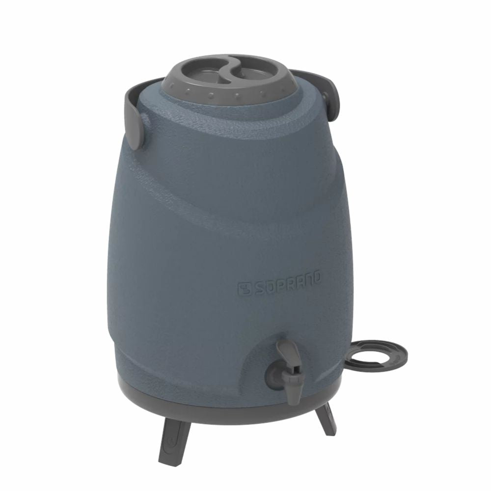 BOTIJAO ESTACIONARIO 12L CINZA ESCURO SOPRANO - 09000.0018.68