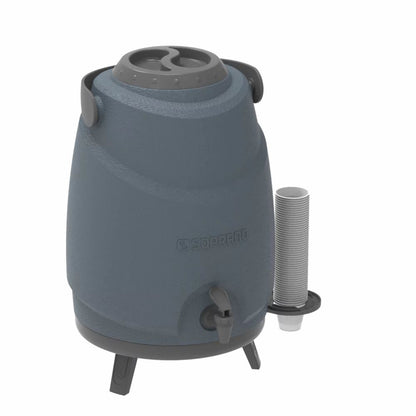BOTIJAO ESTACIONARIO 12L CINZA ESCURO SOPRANO - 09000.0018.68