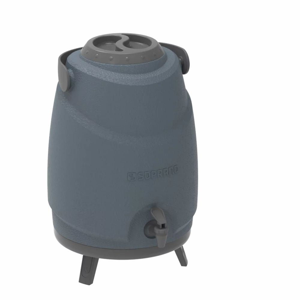 BOTIJAO ESTACIONARIO 12L CINZA ESCURO SOPRANO - 09000.0018.68