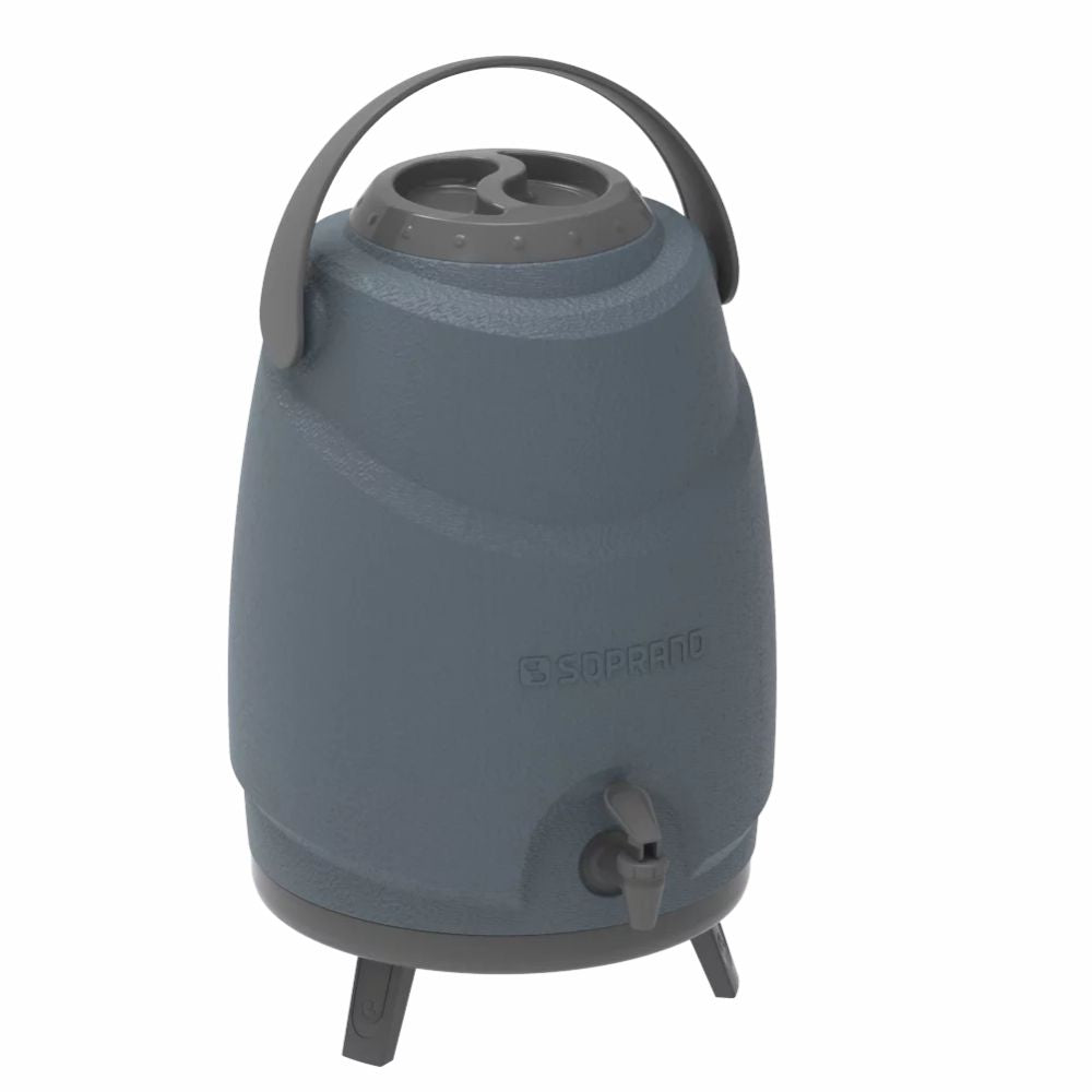 BOTIJAO ESTACIONARIO 12L CINZA ESCURO SOPRANO - 09000.0018.68