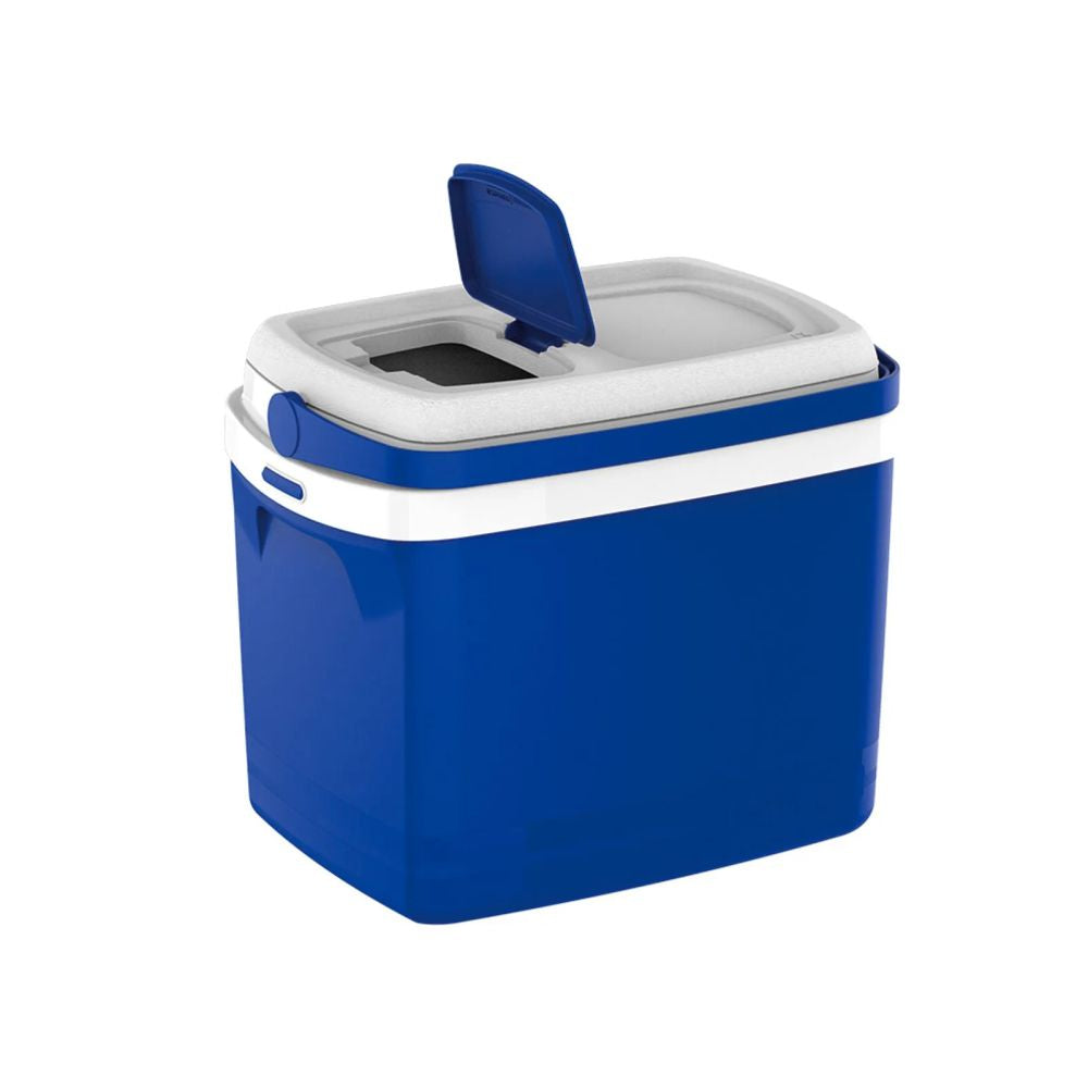 Caixa Térmica 32 Litros Azul Tropical Soprano Camping Praia