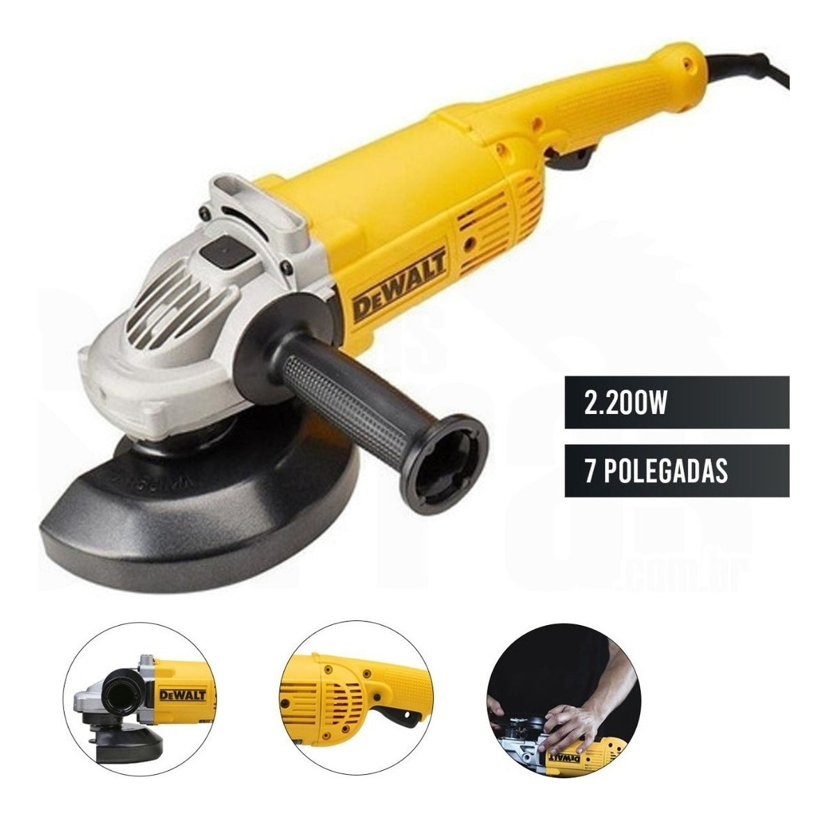 Esmerilhadeira Angular 7 Polegadas Dewalt 220v DWE491