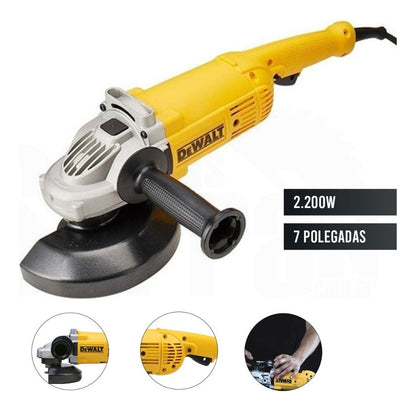 Esmerilhadeira Angular 7 Polegadas Dewalt 220v DWE491