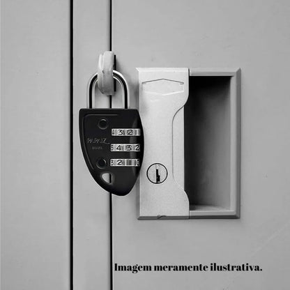 Cadeado Com Segredo Cs23 30mm Preto Papaiz