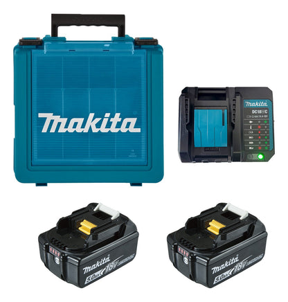 Kit 2 Baterias-BL1850B, Carregador-DC18SD, Maleta - Makita