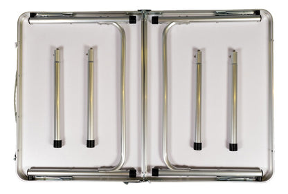 Mesa Piquenique Dobrável 90x60cm Alumínio 07679 Titanium