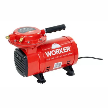 Compressor de Ar Direto 2.8 Bar 1/3 HP Bivolt 371629 Worker
