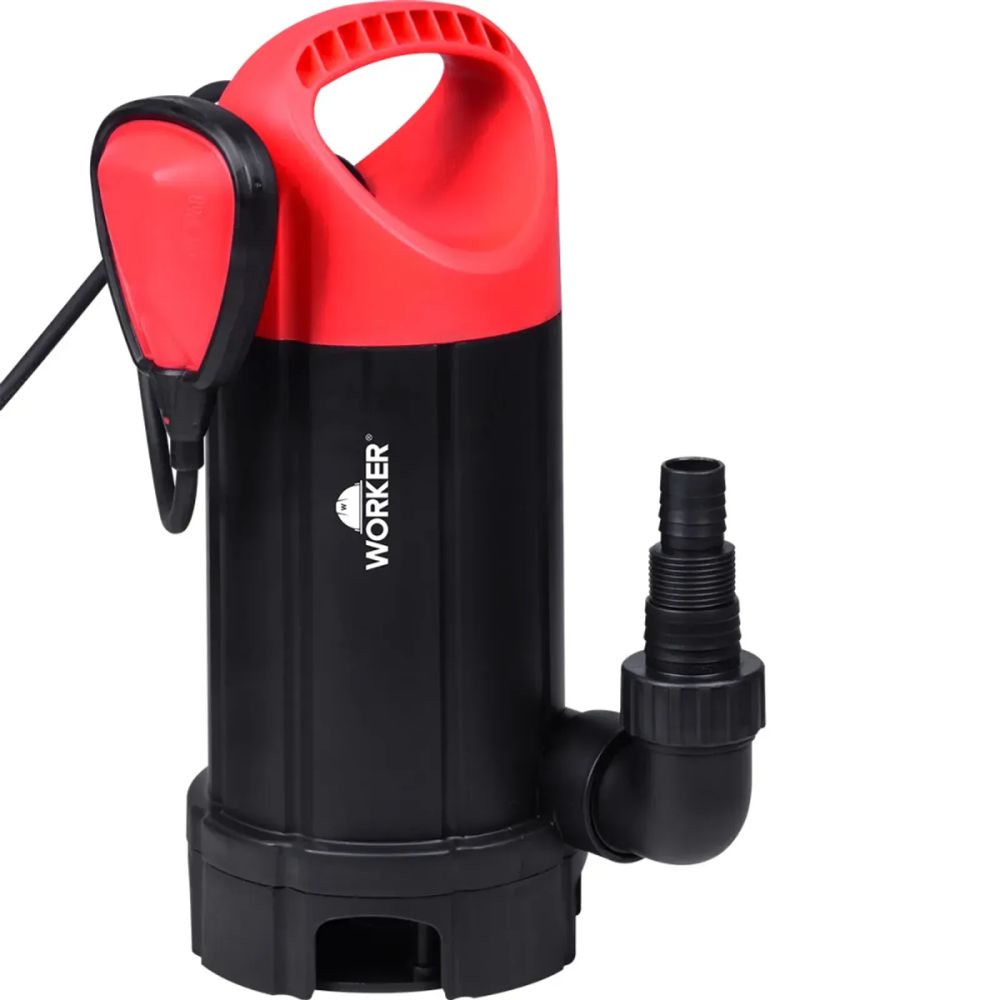Bomba Submersível Água Limpa ou Suja 1HP 750W 220v Worker