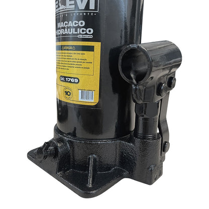 Macaco Hidráulico Garrafa PRO - 10 Toneladas 1769 Elevi