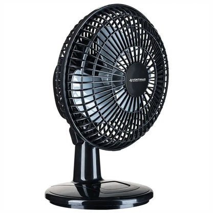 Ventilador Mini Turbo 20cm Preto/Prata 220V Ventimais 70057