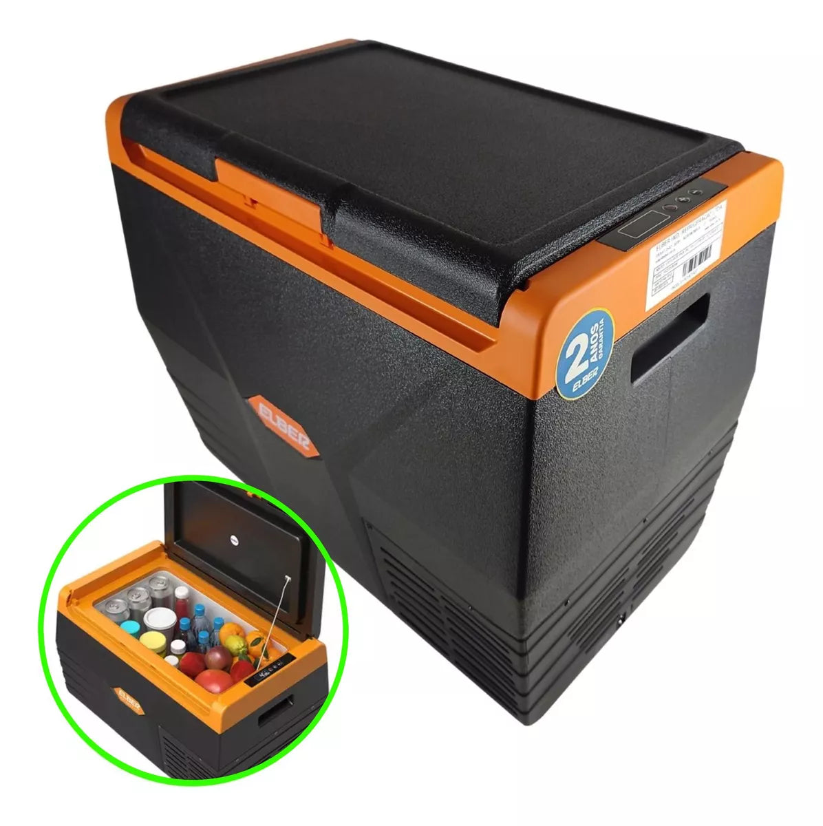 Geladeira Portátil Black 35 - 35Litros 12V/24V 087083 Elber