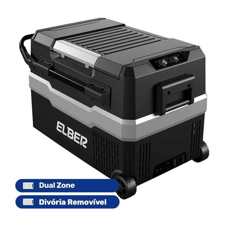 Geladeira Portátil Black45 PRO 43Litros 12V/24V 088229 Elber