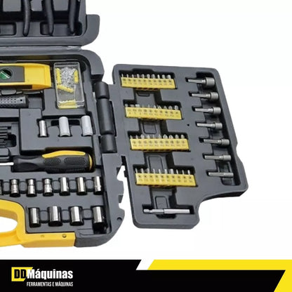 Kit Jogo Ferramentas 11 peças + Chave Combinada 6 Peças