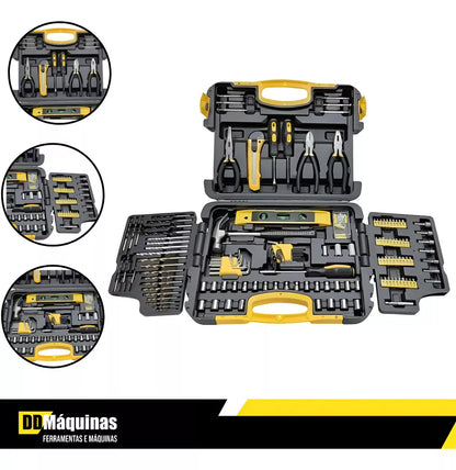 Kit Jogo Ferramentas 11 peças + Chave Combinada 6 Peças