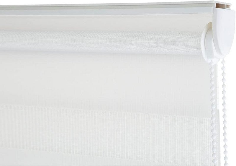 Persiana Janela Rolo Zebra T-Duplo 140X160 Branca Evolux