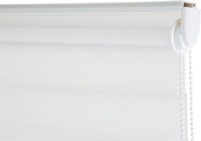 Persiana Janela Rolo Zebra T-Duplo 140X160 Branca Evolux