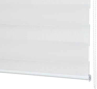 Persiana Janela Rolo Zebra T-Duplo 1,60X1,60 Branca Evolux