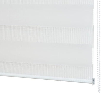 Persiana Janela Rolo Zebra T-Duplo 1,60X1,60 Branca Evolux