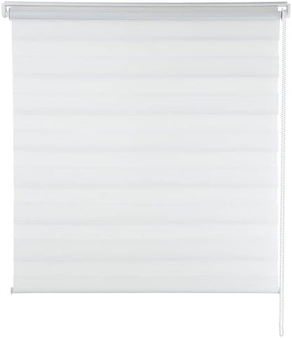 Persiana Janela Rolo Zebra T-Duplo 1,60X1,60 Branca Evolux