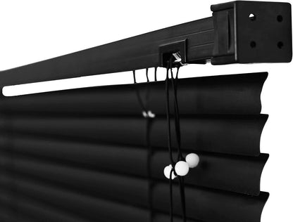 Persiana OFF-25 com Lâminas PVC 25mm Preta 1,40X1,30 Evolux