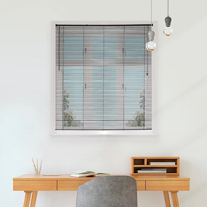 Persiana OFF-25 com Lâminas PVC 25mm Preta 1,40X1,30 Evolux