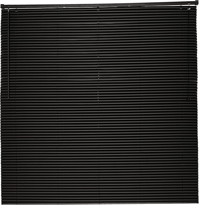 Persiana OFF-25 com Lâminas PVC 25mm Preta 1,40X1,30 Evolux
