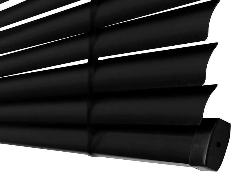 Persiana OFF-25 com Lâminas PVC 25mm Preta 1,40X1,30 Evolux
