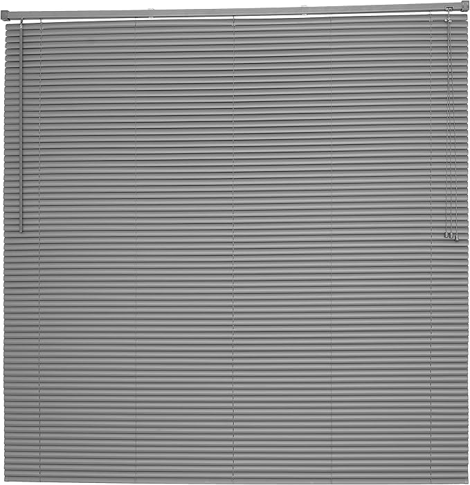 Persiana OFF-25 com Lâminas PVC 25mm Chumbo 1,40X1,30 Evolux