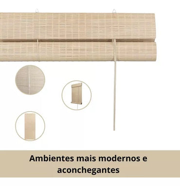 Persiana Bauhaus Bambu 160X160 Cor Bauhaus Fresno Evolux