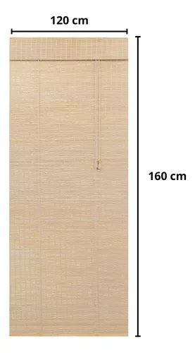 Persiana Bauhaus Bambu 120X160 Cor Bauhaus Fresno Evolux