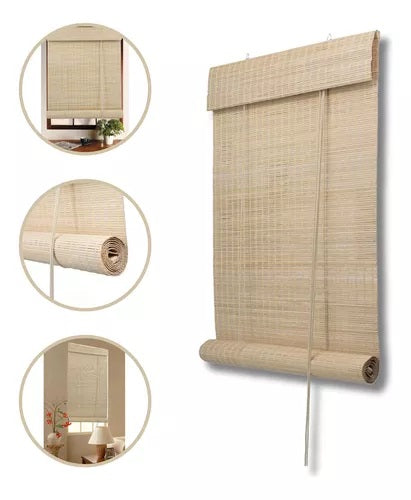 Persiana Bauhaus Bambu 120X160 Cor Bauhaus Fresno Evolux