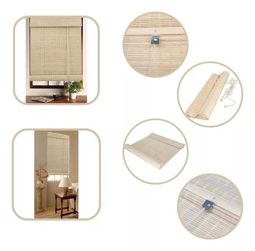 Persiana Bauhaus Bambu 120X160 Cor Bauhaus Fresno Evolux