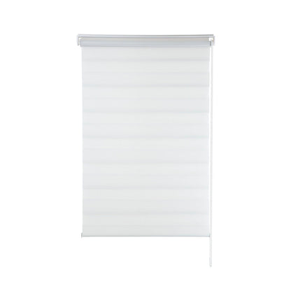 Persiana Janela Rolo Zebra T-Duplo 120X160 Branca Evolux