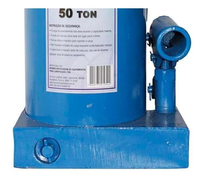 MACACO HIDRAULICO 50 TON MOD GARRAFA C/VALVULA 82211