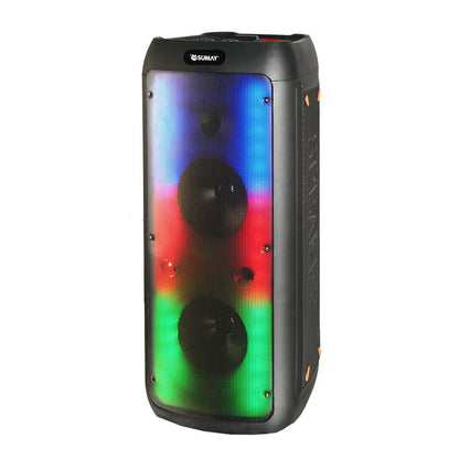 Caixa De Som Portatil Sumay Light Box 5968 800w Bluetooth