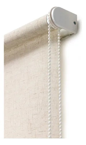 Persiana Soft Linho Rolo 140X160 Cor Bege D162037B - Evolux