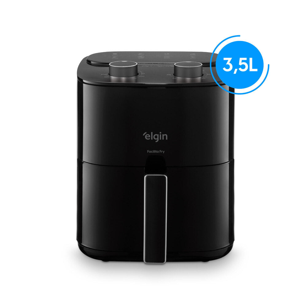 Fritadeira Air fryer Facilita Fry 3,5Litros Preta 127V Elgin