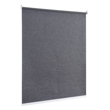 Persiana Bloom Blackout Linho 160x160 Cinza Escuro - Evolux