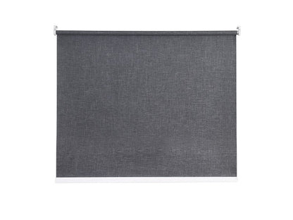 Persiana Bloom Blackout Linho 160x160 Cinza Escuro - Evolux