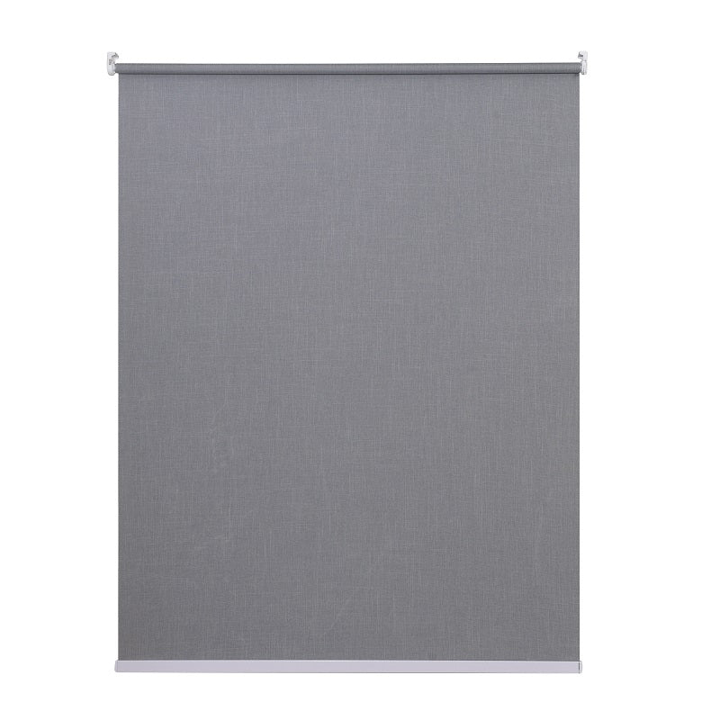 Persiana Bloom Blackout Linho 160x160 Cinza Claro - Evolux