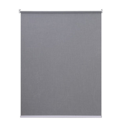 Persiana Bloom Blackout Linho 160x160 Cinza Claro - Evolux