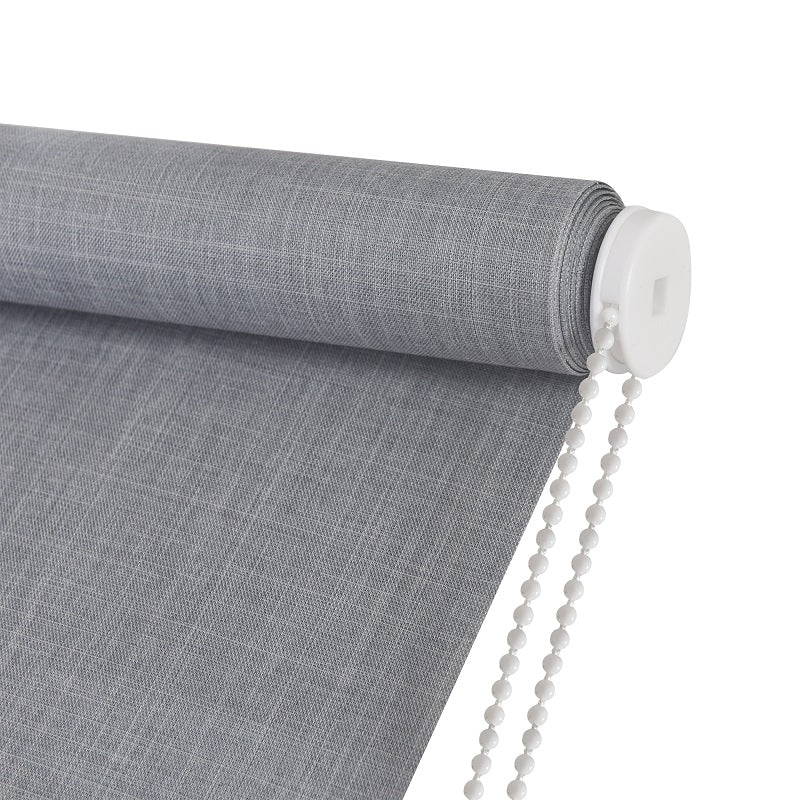 Persiana Bloom Blackout Linho 160x160 Cinza Claro - Evolux