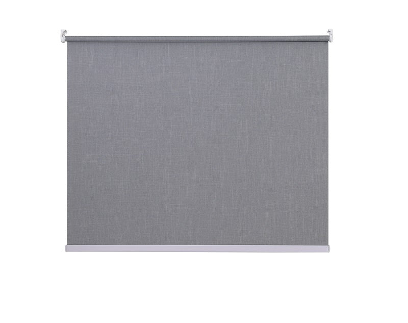 Persiana Bloom Blackout Linho 160x160 Cinza Claro - Evolux