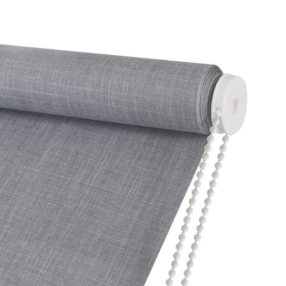 Persiana Bloom Blackout Linho 140x160 Cinza Claro - Evolux